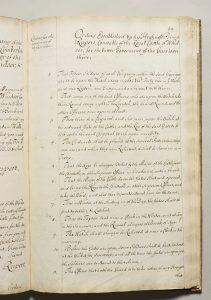 Order by the Constable of Windsor Castle for improvements to defences of the Castle_1689_p1