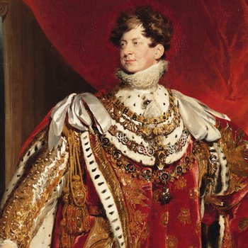 Portrait of George IV in red regalia
