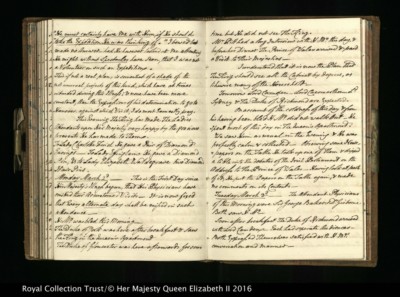 Extract from the Journal of Robert Fulke Greville