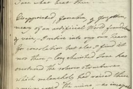 Closeup of handwriting