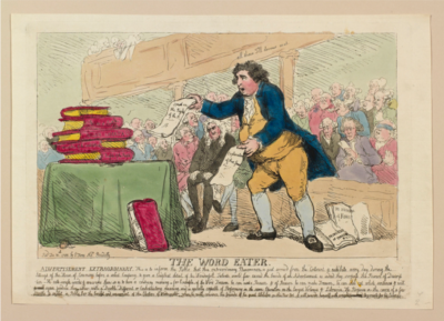 Thomas Rowlandson, The Word Eater