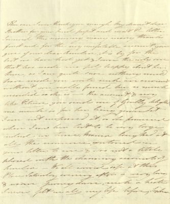 Handwritten letter from Princess Mary to Prince of Wales